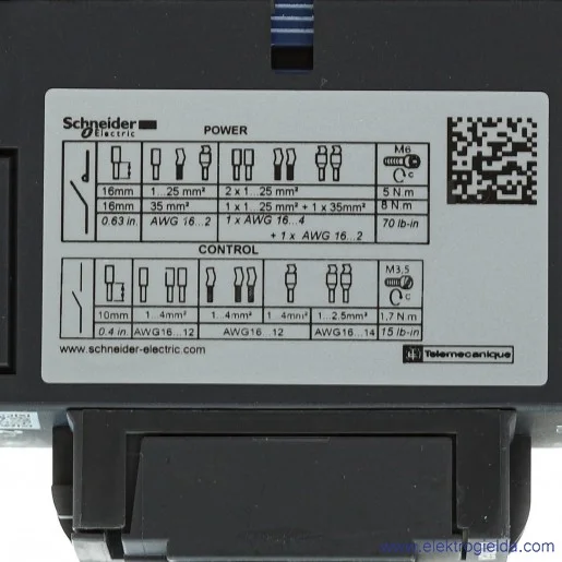 LC1D65AF7 1z+1r 30kW 80A Uc 110 VAC 50/60Hz Stycznik zaciski śrubowe LC1D65AF7 1z+1r 30kW 80A Uc 110 VAC 50/60Hz Stycznik zaciski śrubowe