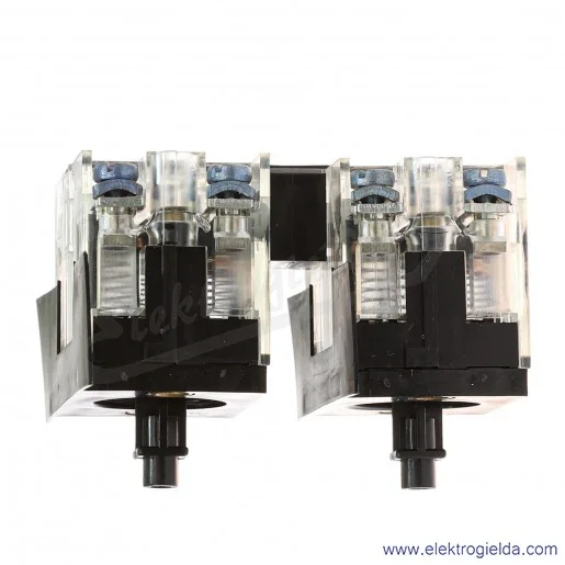 Blok styków XEND2621 z samoczynnym powrotem 2NO, 2-prędkości, montaż czołowy 40 mm Blok styków XEND2621 z samoczynnym powrotem 2NO, 2-prędkości, montaż czołowy 40 mm