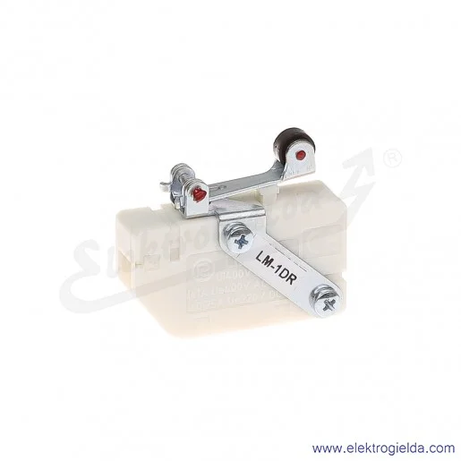 Łącznik krańcowy LM-1DR miniaturowy z dźwignią i rolką 1P Łącznik krańcowy LM-1DR miniaturowy z dźwignią i rolką 1P
