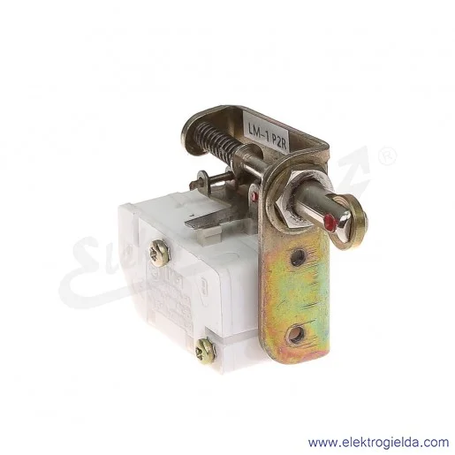 Łącznik krańcowy LM-1P2R miniaturowy z napędem popychaczowym i rolką 2P Łącznik krańcowy LM-1P2R miniaturowy z napędem popychaczowym i rolką 2P