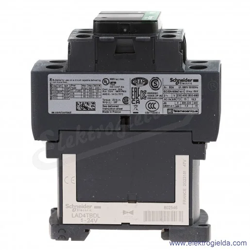 LC1D32BD 1z+1r 15kW 50A Uc   24 VDC Stycznik zaciski śrubowe LC1D32BD 1z+1r 15kW 50A Uc   24 VDC Stycznik zaciski śrubowe