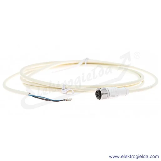 Przewód do czujnika 6933714 RKCV4.4T-2/TFW PP-EPDM złącze żeńskie M12 4P, przewód 2m z wolnym końcem Przewód do czujnika 6933714 RKCV4.4T-2/TFW PP-EPDM złącze żeńskie M12 4P, przewód 2m z wolnym końcem