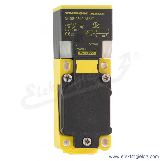 Czujnik indukcyjny NI40U-CP40-AP6X2 prostopadłościan 114x40x40mm PNP NO 40mm terminal zaciskowy Czujnik indukcyjny NI40U-CP40-AP6X2 prostopadłościan 114x40x40mm PNP NO 40mm terminal zaciskowy