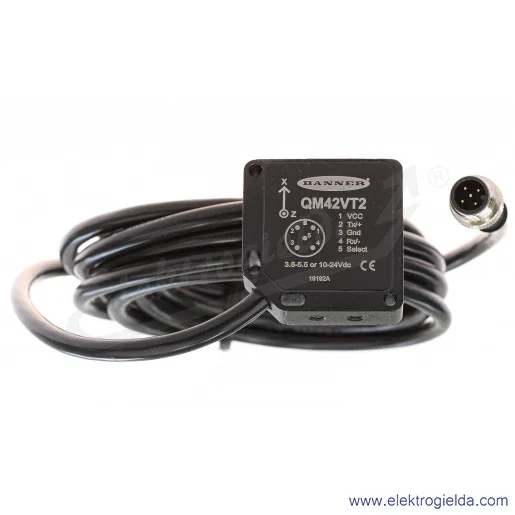 Czujnik wibracji i temperatury B94598 QM42VT2 z interfejsem szeregowym Modbus RTU Czujnik wibracji i temperatury B94598 QM42VT2 z interfejsem szeregowym Modbus RTU