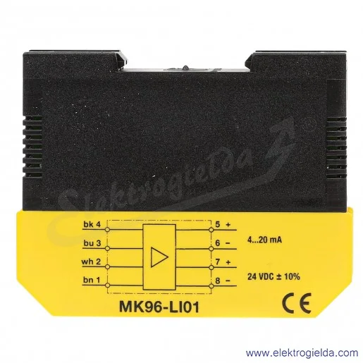 Przetwornik sygnału 7525004 MK96-LI01 zasilanie 19.2..28.8VDC, wyjście analogowe 4..20mA Przetwornik sygnału 7525004 MK96-LI01 zasilanie 19.2..28.8VDC, wyjście analogowe 4..20mA