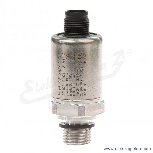 Przetwornik ciśnienia 6836314 PT10R-2004-I2-H1143 0-10Bar, wyjście analogowe 4-20mA, G1/4 Przetwornik ciśnienia 6836314 PT10R-2004-I2-H1143 0-10Bar, wyjście analogowe 4-20mA, G1/4