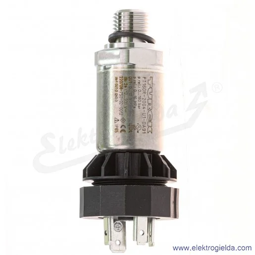 Przetwornik ciśnienia 6837695 PT160R-2004-U1-DA91 0-160Bar, zasilanie 12.33VDC, wyjście analogowe 0-10V, przyłącze G1/4" Przetwornik ciśnienia 6837695 PT160R-2004-U1-DA91 0-160Bar, zasilanie 12.33VDC, wyjście analogowe 0-10V, przyłącze G1/4"