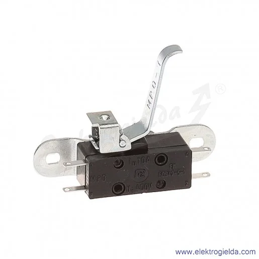 Łącznik krańcowy MP0-1 miniaturowy z dźwignią prawą 1Z+1R Łącznik krańcowy MP0-1 miniaturowy z dźwignią prawą 1Z+1R