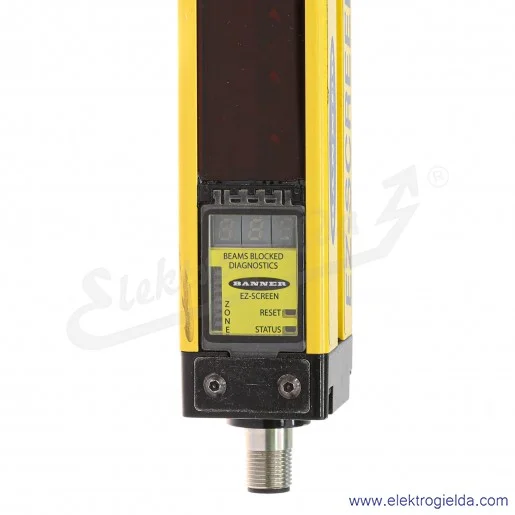 Kurtyna bezpieczeństwa 3072387 SLSP30-150Q88 zasięg 100..18000mm, wysokość 150mm, bez mutingu, złącza M12 8P, zasilanie 24VDC, 2 Kurtyna bezpieczeństwa 3072387 SLSP30-150Q88 zasięg 100..18000mm, wysokość 150mm, bez mutingu, złącza M12 8P, zasilanie 24VDC, 2