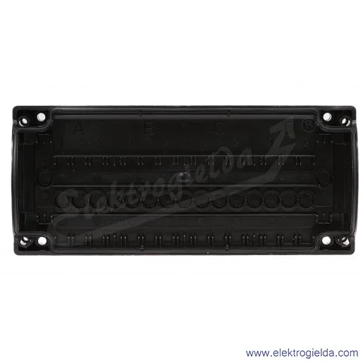 Obudowa pusta 3SB3804-0AA3 4 miejsca na przyciski fi 22mm, szara Obudowa pusta 3SB3804-0AA3 4 miejsca na przyciski fi 22mm, szara