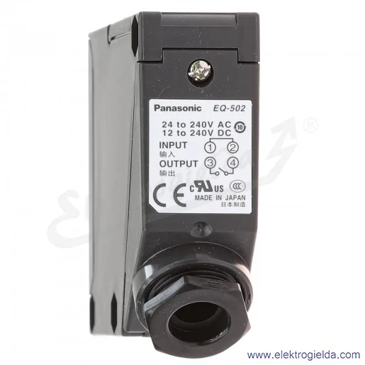 Czujnik odbiciowy EQ-502 zasięg 0.1..1m SPST-NO, Dark-ON i Light-ON Czujnik odbiciowy EQ-502 zasięg 0.1..1m SPST-NO, Dark-ON i Light-ON