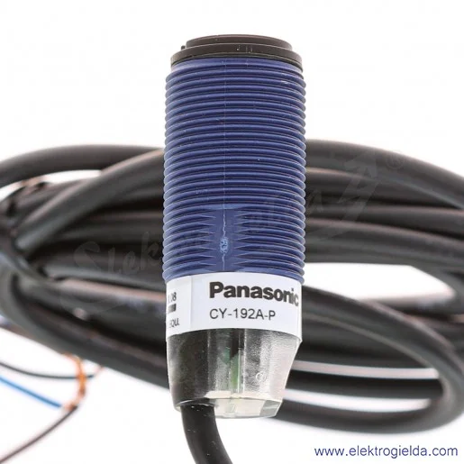 Czujnik refleksyjny CY-192A-P-Y zasięg 4m, Light-ON, PNP, zasilanie 12..24VDC, przewód 2m Czujnik refleksyjny CY-192A-P-Y zasięg 4m, Light-ON, PNP, zasilanie 12..24VDC, przewód 2m