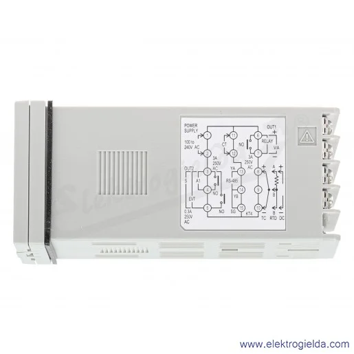 Regulator temperatury AKT411100J zasilanie 100-240VAC, wejście uniwersalne, 1x wyjście SSR 1x wyjście tranzystorowe OC Regulator temperatury AKT411100J zasilanie 100-240VAC, wejście uniwersalne, 1x wyjście SSR 1x wyjście tranzystorowe OC