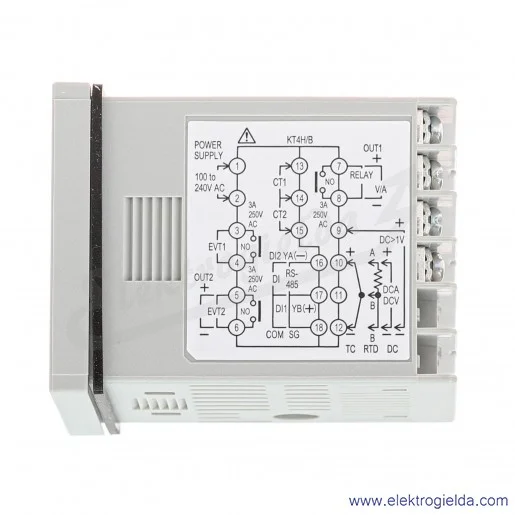 Regulator temperatury AKT4H111100 100-240VAC wejście uniwersalne, 1P wyjście alarmowe Regulator temperatury AKT4H111100 100-240VAC wejście uniwersalne, 1P wyjście alarmowe