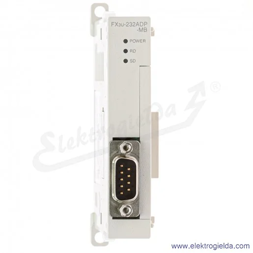 Moduł interfejsu 206190 FX3U-232ADP-MB; PLC, FX3U RS232C Modbus RTU/ASCII (master/slave) Moduł interfejsu 206190 FX3U-232ADP-MB; PLC, FX3U RS232C Modbus RTU/ASCII (master/slave)