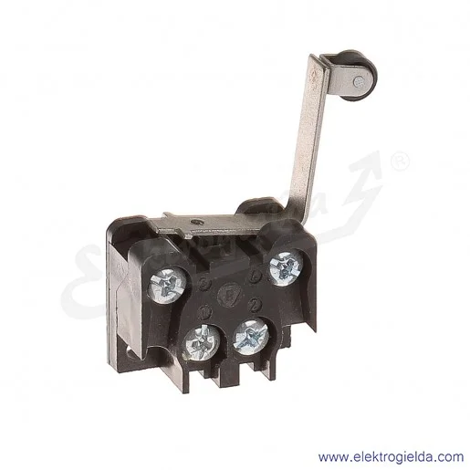 Łącznik krańcowy 83-135 58G miniaturowy z dźwignią zagiętą i rolką 1Z+1R Łącznik krańcowy 83-135 58G miniaturowy z dźwignią zagiętą i rolką 1Z+1R