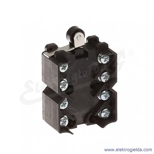 Łącznik krańcowy 83-136 58F miniaturowy z dźwignią krótką i rolką 2Z+2R Łącznik krańcowy 83-136 58F miniaturowy z dźwignią krótką i rolką 2Z+2R