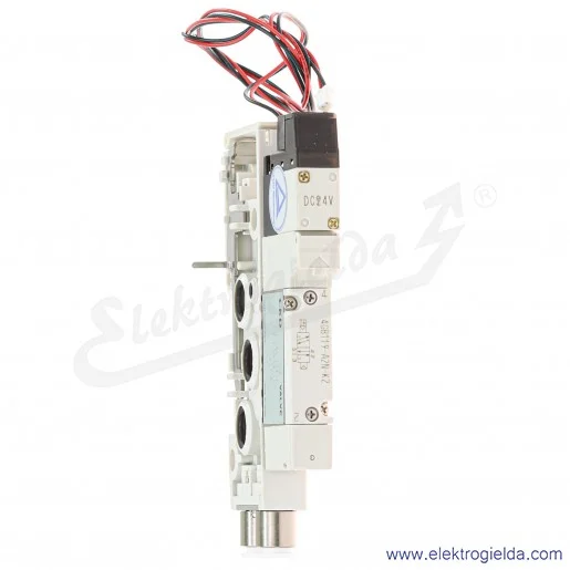 Blok zaworu rozdzielającego N4GB110-C6-A2N8-3-K2, 5/2 monostabilny, Fi 6, 2-7 Bar, 350 l/min, 24 VDC, do wysp serii MN4GB1, CKD Blok zaworu rozdzielającego N4GB110-C6-A2N8-3-K2, 5/2 monostabilny, Fi 6, 2-7 Bar, 350 l/min, 24 VDC, do wysp serii MN4GB1, CKD