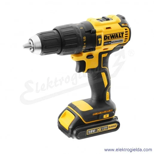 Wiertarko-wkrętarka udarowa DCD778S2T-QW 18V, 65 Nm, uchwyt 13mm, 2 prędkości pracy, 0-500/1750 obr/min, 0-8500/29750 ud/min, 2 Wiertarko-wkrętarka udarowa DCD778S2T-QW 18V, 65 Nm, uchwyt 13mm, 2 prędkości pracy, 0-500/1750 obr/min, 0-8500/29750 ud/min, 2