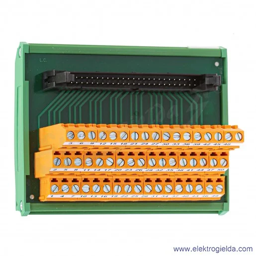 Listwa zaciskowa 212033 TB-50-EG 50-pin, zaciski śrubowe Listwa zaciskowa 212033 TB-50-EG 50-pin, zaciski śrubowe