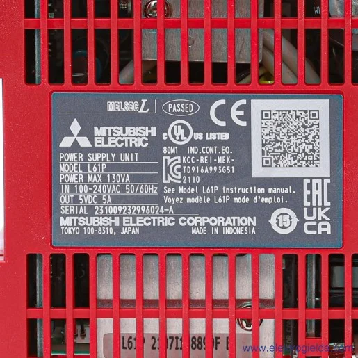 Moduł zasilacza 238063 L61P L-Series 100-240 VAC, wyjście 5VDC, 5A Moduł zasilacza 238063 L61P L-Series 100-240 VAC, wyjście 5VDC, 5A
