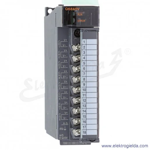 Moduł wejść 129616 Q68ADV 8 wejść analogowych Moduł wejść 129616 Q68ADV 8 wejść analogowych