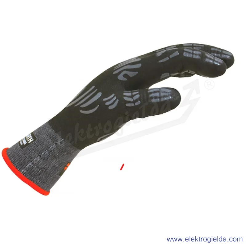 Rękawice ochronne 0899411219 rozmiar 9, dzianina z powłoką TIGERFLEX DOUBLE Rękawice ochronne 0899411219 rozmiar 9, dzianina z powłoką TIGERFLEX DOUBLE