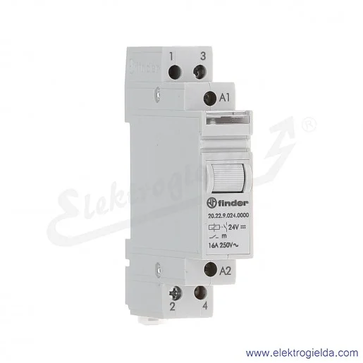 Przekaźnik impulsowy 20.22.9.024.0000 2Z 16A 24V DC Przekaźnik impulsowy 20.22.9.024.0000 2Z 16A 24V DC