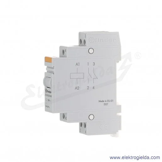 Przekaźnik monostabilny 22.23.8.230.4000 1Z+1R 20A 230V AC modułowy Przekaźnik monostabilny 22.23.8.230.4000 1Z+1R 20A 230V AC modułowy