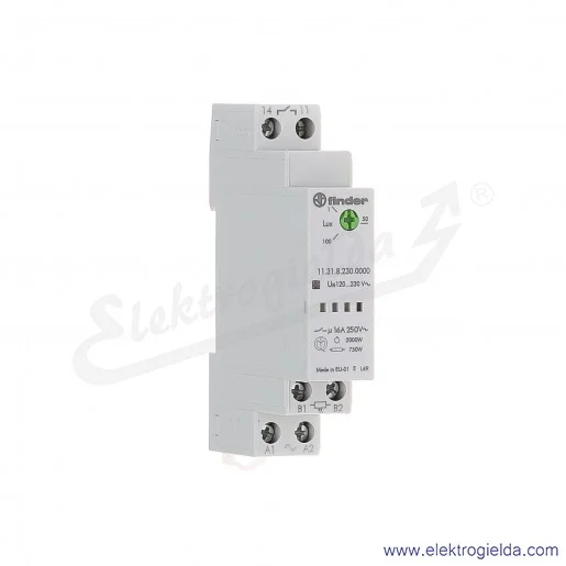 Przekaźnik zmierzchowy 11.31.8.230.0000 1Z 230V AC modułowy 1-100lx Przekaźnik zmierzchowy 11.31.8.230.0000 1Z 230V AC modułowy 1-100lx