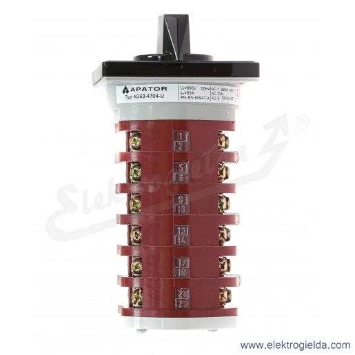 Łącznik krzywkowy 4G63-4704-U bez obudowy Łącznik krzywkowy 4G63-4704-U bez obudowy