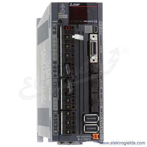 Cyfrowy serwowzmacniacz 269293 MR-J4-100B4-RJ do mocy silnika 1kW, 380..480V, RJ Cyfrowy serwowzmacniacz 269293 MR-J4-100B4-RJ do mocy silnika 1kW, 380..480V, RJ