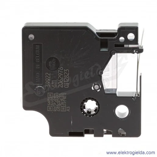 Taśma Dymo S0718280 18053 9mmx1.5m, rurka biała termokurczliwa czarny nadruk Taśma Dymo S0718280 18053 9mmx1.5m, rurka biała termokurczliwa czarny nadruk