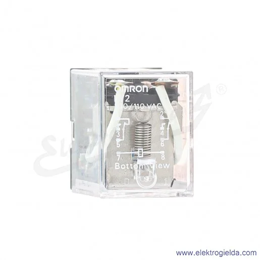 Przekaźnik elektromagnetyczny LY2 110/120VAC 10A, 8-pin, DPD Przekaźnik elektromagnetyczny LY2 110/120VAC 10A, 8-pin, DPD