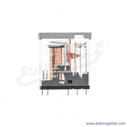 Przekaźnik interfejsowy G2RV-1-S-G DC21 SPDT 21VDC 6A, napięcie przełączane 400VAC 125VDC Przekaźnik interfejsowy G2RV-1-S-G DC21 SPDT 21VDC 6A, napięcie przełączane 400VAC 125VDC