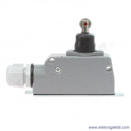 Łącznik krańcowy W0-59-251083 LD-10R z metalową rolką w obudowie metalowej 1P Łącznik krańcowy W0-59-251083 LD-10R z metalową rolką w obudowie metalowej 1P