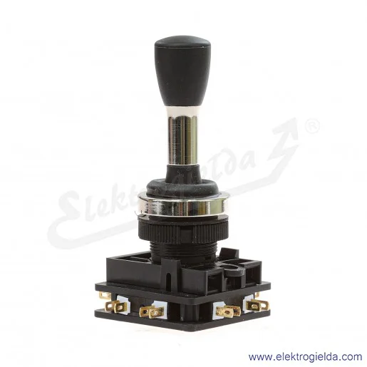 Joystick W0-MJ-4 MJ-4 4x(1NC+1NO) 4-pozycyjny z prowadzeniem, połączenie konektorowe Joystick W0-MJ-4 MJ-4 4x(1NC+1NO) 4-pozycyjny z prowadzeniem, połączenie konektorowe