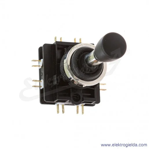 Joystick W0-MJ-4 MJ-4 4x(1NC+1NO) 4-pozycyjny z prowadzeniem, połączenie konektorowe Joystick W0-MJ-4 MJ-4 4x(1NC+1NO) 4-pozycyjny z prowadzeniem, połączenie konektorowe