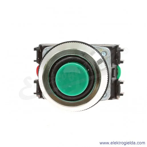Przycisk sterowniczy NEF30 UWzXY zielony wystający uszczelniony 30mm 1NO+1NC Przycisk sterowniczy NEF30 UWzXY zielony wystający uszczelniony 30mm 1NO+1NC