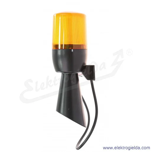 Sygnalizator świetlno-dźwiękowy T0-IT070Y024Z klosz żółty fi 70mm, z buzerem 130dB, 12-24V AC/DC
