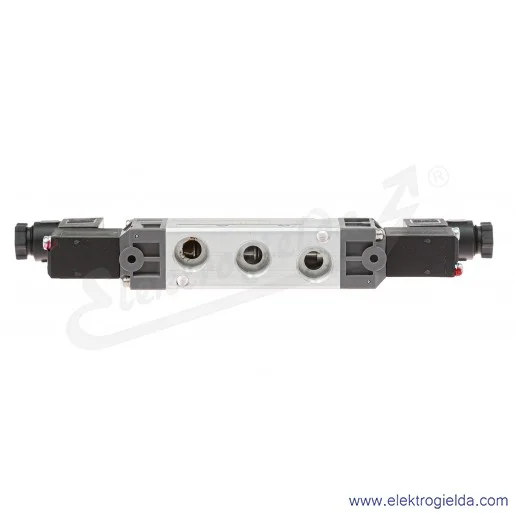 Zawór rozdzielający elektromagnetyczny 52100005, 5/2 bistabilny, G1/4, 1.5-8 Bar, 1050 l/min, cewki 24 VDC, 5-50 °C, Seria 521 Zawór rozdzielający elektromagnetyczny 52100005, 5/2 bistabilny, G1/4, 1.5-8 Bar, 1050 l/min, cewki 24 VDC, 5-50 °C, Seria 521