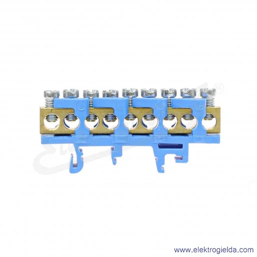 Listwa zaciskowa MAD0009N00 N9 niebieski 9x16mm2 neutralna IP00, 63A 690V Listwa zaciskowa MAD0009N00 N9 niebieski 9x16mm2 neutralna IP00, 63A 690V