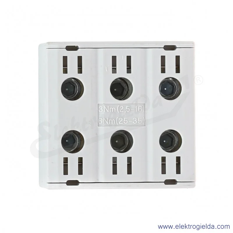 Zacisk uniwersalny MAA1335A10 3 x 2,5-35mm szary 3x1xAL/CU OTL35-3x 1000V 135A Zacisk uniwersalny MAA1335A10 3 x 2,5-35mm szary 3x1xAL/CU OTL35-3x 1000V 135A