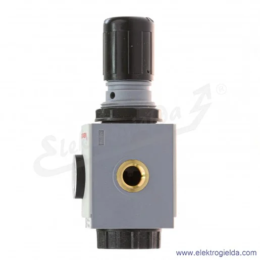 Reduktor R92G-2VK-RMG, G1/4, zakres regulacji ciśnienia 0.3-10 Bar, 1500 l/min, z wbudowanym manometrem Reduktor R92G-2VK-RMG, G1/4, zakres regulacji ciśnienia 0.3-10 Bar, 1500 l/min, z wbudowanym manometrem