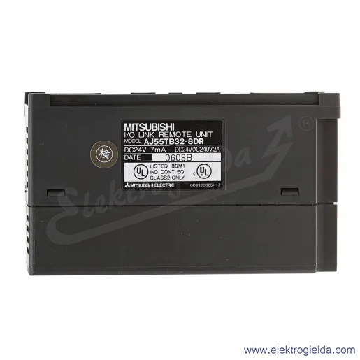 Moduł sieciowy sterownika 47185 AJ55TB32-8DR CC-link, 8 wejść cyfrowych, 24VDC Moduł sieciowy sterownika 47185 AJ55TB32-8DR CC-link, 8 wejść cyfrowych, 24VDC
