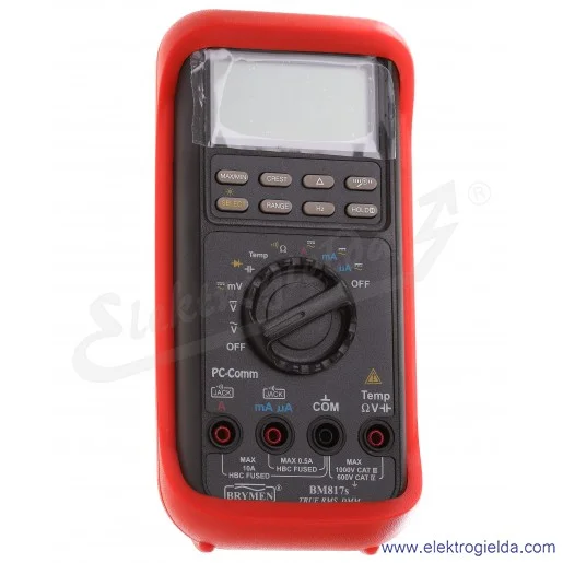 Multimetr 102012 BM 817s TRMS z pomiarem temperatury RS232 Multimetr 102012 BM 817s TRMS z pomiarem temperatury RS232