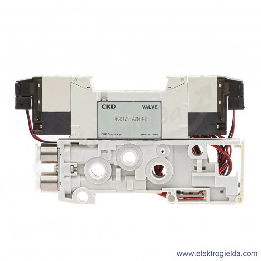 Blok zaworu rozdzielającego N4GB120-C6-A2N8-3-K2, 5/2 bistabilny, Fi 8, 2-7 Bar, 350 l/min, 24 VDC, do do wysp serii z MNGB1, pr Blok zaworu rozdzielającego N4GB120-C6-A2N8-3-K2, 5/2 bistabilny, Fi 8, 2-7 Bar, 350 l/min, 24 VDC, do do wysp serii z MNGB1, pr