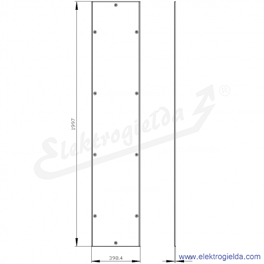 Rysunek wymiarowy Rysunek wymiarowy