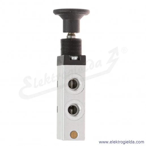 Zawór rozdzielający ręczny 338-910, 3/2 NC, bistabilny, G1/8, -0.9-10 Bar, 700 l/min, element wykonawczy przycisk, Camozzi Zawór rozdzielający ręczny 338-910, 3/2 NC, bistabilny, G1/8, -0.9-10 Bar, 700 l/min, element wykonawczy przycisk, Camozzi