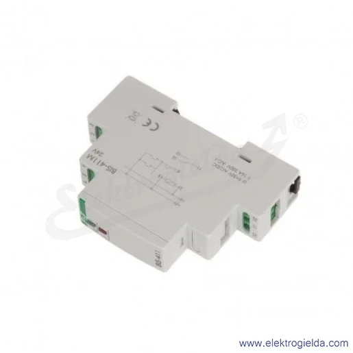 Przekaźnik impulsowy BIS-411M-24 bistabilny zasilanie 9..30VAC/DC max obciążenie 16A, 1NO1NC z separacją styku, montaż DIN Przekaźnik impulsowy BIS-411M-24 bistabilny zasilanie 9..30VAC/DC max obciążenie 16A, 1NO1NC z separacją styku, montaż DIN